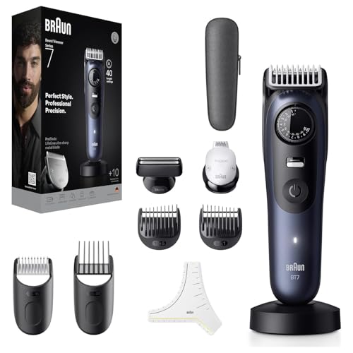 Braun BT754 Series 7 pour tailler une barbe propre sans irritation cutanée