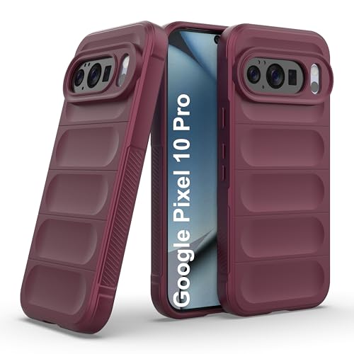 Image of Zapcase Back Case Cover for Google Pixel 10 Pro | Compatible for Google Pixel 10 Pro Back Cover | Liquid Silicon Magic Case with Camera Protection | Plum