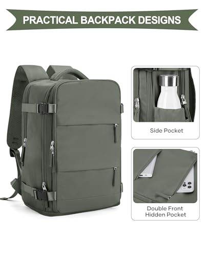 Miniatura 4 de Szlx Mochila Viaje Cabina Avion 40x20x25 Mujer Ryanair Mochila Equipaje De Mano 40x20x25 Ryanair Maletas De Viaje Cabina 20l Mochila De Viaje Hombre Mochila Portatil 14 Pulgadas Impermeable