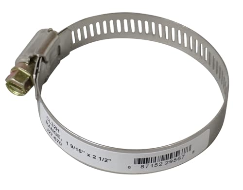 Supco Stainless Steel Hose Clamp, 1-9/16