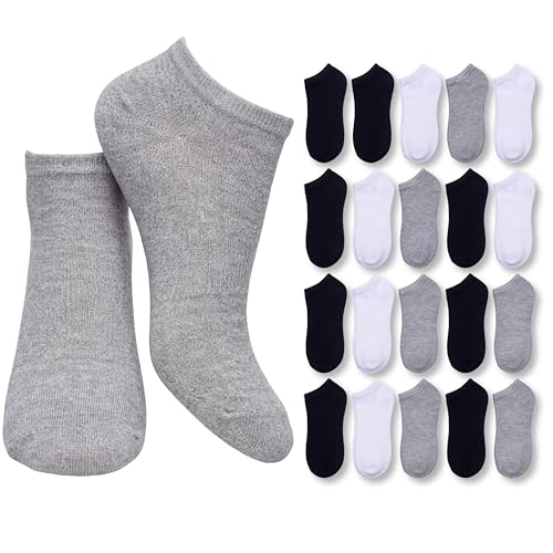 Image of Tipi Toe Women's 20 Pack Colorful Low Cut Socks - Lightweight, Breathable Design for All-Day Comfort Sizes 9-11 /10-13