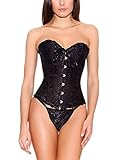 INTIMAX CORSET ATENEA NEGRO Talla XL (76688)