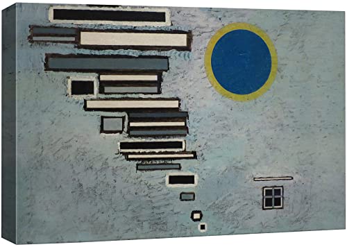 wall26 - Unequal by Vassily Kandinsky - Canvas Print Wall Art Famous Painting Reproduction - 12" x 18"