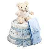 Regala y envía esta preciosa Tarta de Pañales. Podemos imprimir el nombre del bebé en la camiseta del oso. Contacta con nosotros con un mensaje. Entregas 24h (excepto fines de semana y festivos).