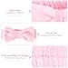 Ondder 8 Pcs Pink Spa Headband Microfiber Makeup & Face Wash Headbands for Women, Facial Skincare, Yoga, Exercise, Including Hair Bands & Head Bands