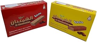 بسكويت ويفر**عرض-2عبوه كل عبوه مكونه من-6باكت شمعدان محشو شكولاته +شمعدان محشو ومغطي بالشكولاته