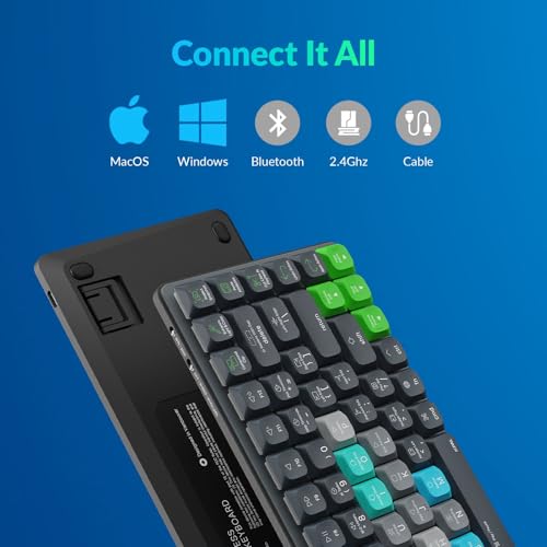 JCPAL Final Cut Pro Keyboard • Dash Wireless Shortcut Keyboard for Mac and PC • Shortcut Hotkeys, Color-Coded Key Guide, Fully Customizable, Compact Low-Profile Design by JCPAL - Image 6