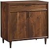 Sauder Clifford Place Library Base, Grand Walnut finish