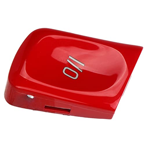 Botón de Interruptor Io para Automóvil, ABS Durable Instalación Simple Botón de Interruptor de Volante de Alta Precisión para Cambio de Modo de Movimiento(Rojo) Cover