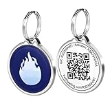 Pet Dwelling Symbol QR Pet Tag – Easy Scan Instant Location Alerts, Online Pet Profile with AI Feature for Dogs & Cats