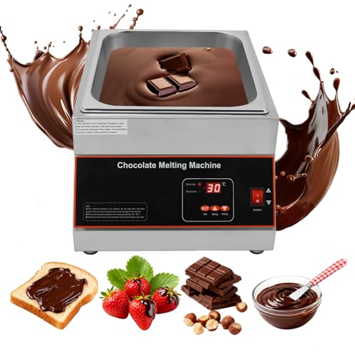 Headery Chocolate Tempering Machine, 26.46 lbs Commercial Chocolate Melting Pot, 500W 32-203°F