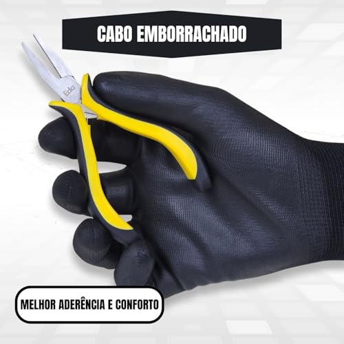 Alicate Bico Chato Eletrônica Bijuteria 4.1/2