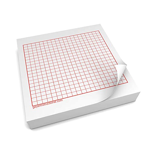 Papier carré de pliage et croquis, 4 paquets de 100 feuilles