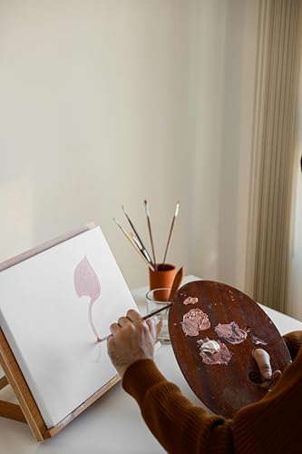 Genérico - Painel de Pintura 30x30 - 1 Peça - Branco - Óleo, Acrílica - Algodão - 30x30 centímetros