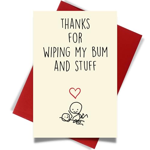 Cheerin Funny Mother's Day Card for Parents – Hilarious Cards for Mom and Dad - Birthday Card for Mom from Daughter or Son – Happy Birthday Papa Gifts