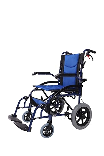 Angel Mobility Lightweight Aluminium Folding Transit Travel Wheelchair AMW1866