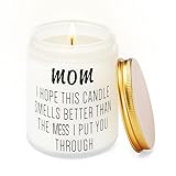Gleecosy Geschenke für Mama: Coole, lustige Geburtstagsgeschenkidee für Mutter zum Muttertag von Tochter, Sohn, Kinder, Weihnachtsgeschenk, Lavendel-Duftkerzen, 200 ml