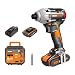 Produktbild WORX NITRO WX261 Akku-Schlagschrauber 20V  Brushless Motor - Akkuschrauber mit Sechskant-Aufnahme (Holz-/Montagebau) - 230Nm Drehmoment  Ergonomische Design  Mit 2x 2,0Ah Akkus & Schnellladegerät