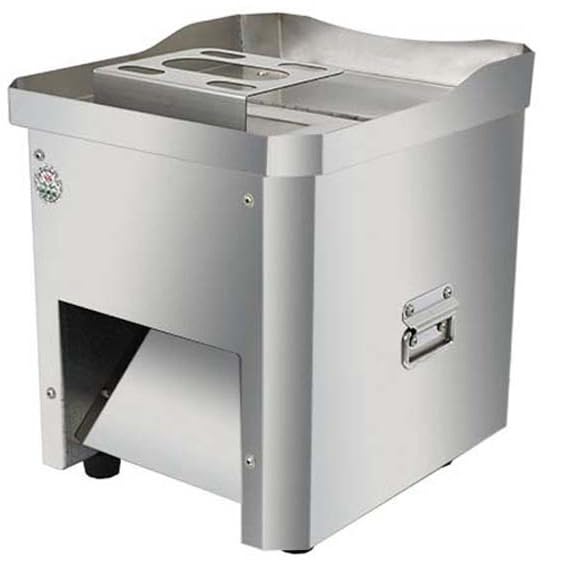 WVENTKF Cortadora De Carne Congelada,Cortadora Carne De Acero Inoxidable Actualizada Comercialmente,Cortadora Rollos Carne Res Y Cordero, Cortadora De Carne Fresca Totalmente AutomáTica