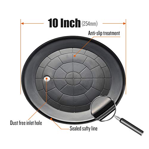 Imt 10" Glass Suction Cup Vacuum Glass Lifter With Metal Handle And Brass Pump, Heavy Duty Vacuum Lifter For Granite & Glass Lifting Window Replacement, 265Lbs Load Capacity With Free Carrying Case #TOP1