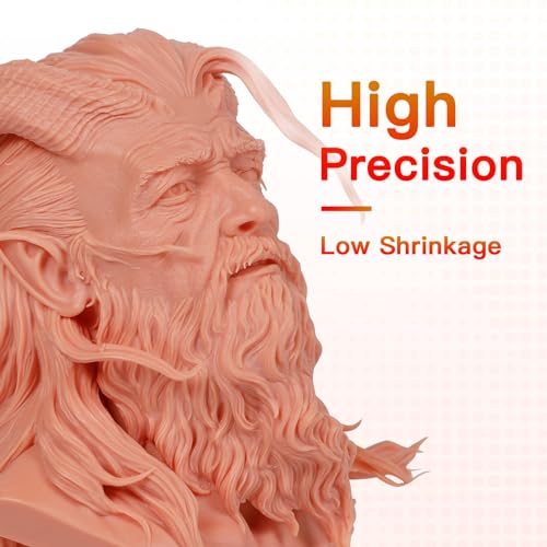 Nova3D RD1000 Ultra Precision Resin Msla Uv-Curing With High Precision, Quick Curing & Good Flow For More Lcd 3D Printer,405Nm Resin Miniatures Jewelry Design Ultra-Details Photopolymer Resin 1000G Red-Wax thumb #2