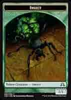 昆虫 insect token minagishi jun mtg MTG JUN MINAGISHI RARE SQUIRREL TOKEN NM MAGIC THE GATHERING