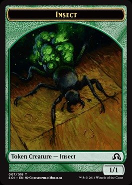 Magic The Gathering - Insect Token (007/018) - Shadows Over Innistrad