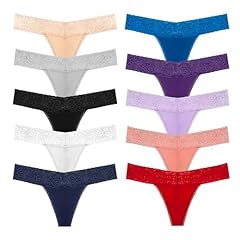 Cotton Lace Thongs 10pcs