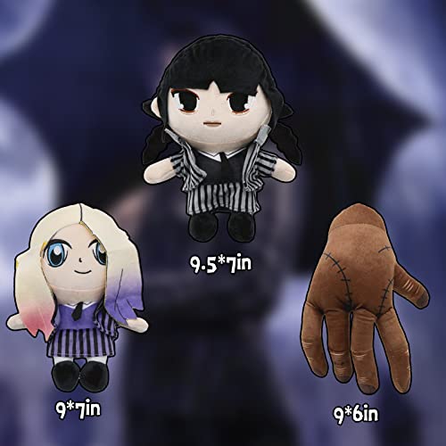 Wednesday Addams Plush Toys, Addams Family Stuffed Plushie Doll,Cute Addams Figure Plush For Fans And Kids Birthday Gift #TOP4