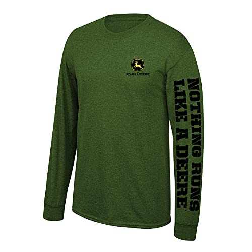 John Deere Men's Logo Mens Long Sleeve T-Shirt Green