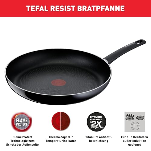 Tefal D52606 Resist Bratpfanne 28 cm mit Antihaftbeschichtung