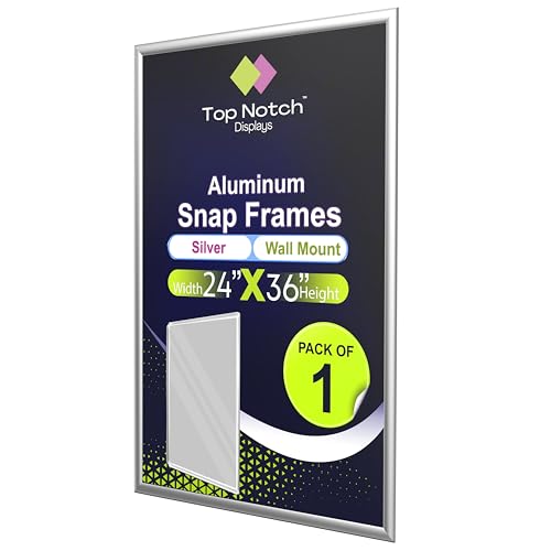 Snap Frames 24 x 36, Aluminum Frame, Wall Mount, 1