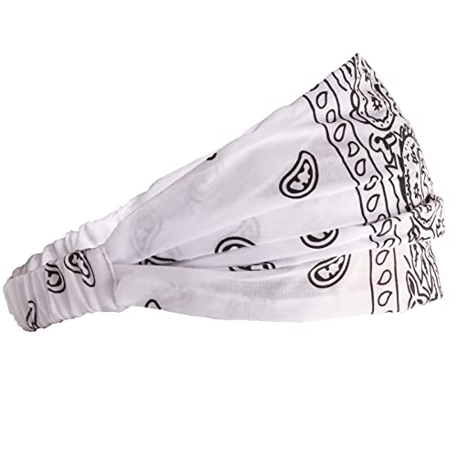 Coveryourhair Bandana Headbands-5 Paisley Headbands-Wide Headbands And Paisley Wire Headband #TOP2