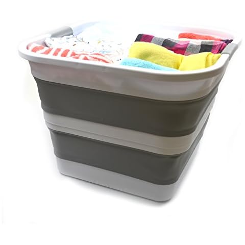 SAMMART 35L Collapsible Laundry Basket Cover