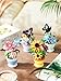 Jollcnoia Dragonfly Lotus Mini Flower Cute Insects Potted Plant Bonsai Building Toy Blocks Particle Set Small Flowers Botanical