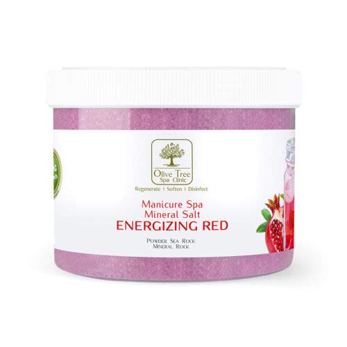 Manicure Spa Mineral Salt Energizing Red Olive Tree Powder Sea Rock (250g/8.8oz)