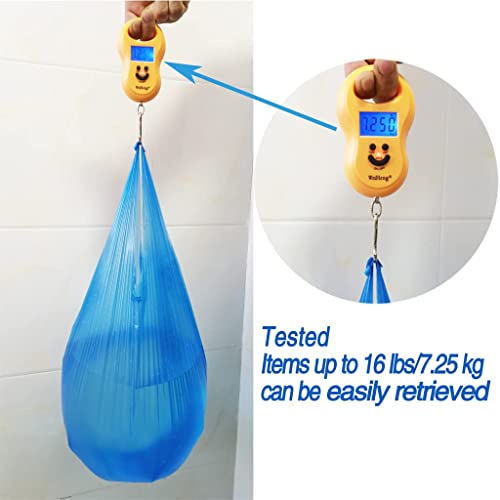 4 Gallon Trash Bag,Small Colorful Trash Bags 200 Counts Thicken Value Bathroom Trash Can Bin Liners,Small Garbage Bags with Handles for Kitchen Bathroom Office Waste Basket