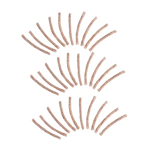 Toddmomy Cuerdas Portátiles para Fuego y Camping 10 Piezas, 3 Juegos, Cuerda De Cáñamo Cera De Abeja, Ignífugas para Barbacoas y Supervivencia Al Aire Libre