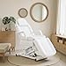 BarberPub Fully Electric Facial Bed with 3 Motor for Esthetician, Electric Tattoo Chair for Client, Facial Bed for Esthetician, Electric Adjustment 2751 (White)