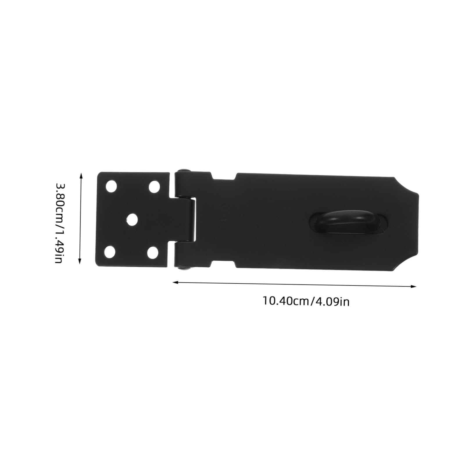 Balacoo Stainless Steel Door Lock Heavy Duty Locking Hasp Easy Install Latch for Barn Doors Garden Gates Cabinets