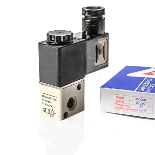 Électrovanne pneumatique 3V1-06 DC12V avec filetage 1/8 robuste