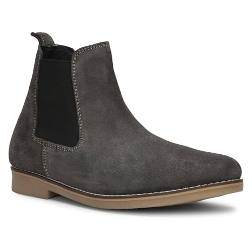 Image of Kraasa Men's Chelsea Boots for Men, Premium Vegan Leather, Fashion Ankle, Modern Casual, Smart Casual & Formal Footwear