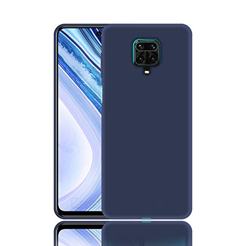 Image of Case Creation Luxurious OG Series for Xiaomi Poco M2 Pro Case Cover,Anti-Dirty Slim Case Frosted Matte Cute Candy TPU Raised Bezel (Splash of Color) Back Cover for Poco M2 Pro -Navy Electric Blue