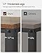 VASAGLE Console Table, 2-Tier Entryway Table with Mesh Shelf, Narrow Sofa Table, Steel Frame, Adjustable Feet, for Hallway, Living Room, Industrial Style, Rustic Brown and Black ULNT80X