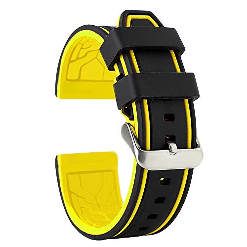 20mm 22mm 24mm 26mm VRrvxg h XeXX`[obNt oCJ[ ubN u[/zCg/IW/CG[/bh/O[ 22mm+Black +Yellow Edge