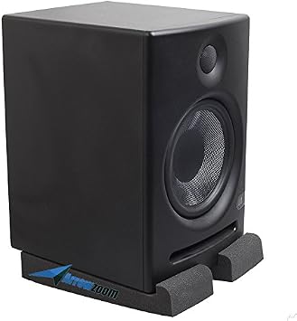 Arrowzoom Acoustic Foams New 1 Piece Large High Density Isolator Foam Studio Solutions Monitor Speaker Isolation Pads Dampening Recoil Stabilizer Speaker Risers 11.8 X 7.9 X 1.6 in AZ1108