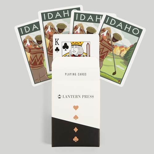 Baraja Póker Golfer Scene Idaho 52 Cartas Adultos miniatura 6