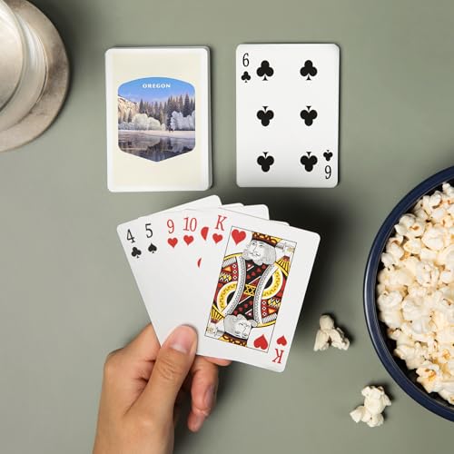 Baraja de Poker Lantern Press Oregon 52 Cartas miniatura 2