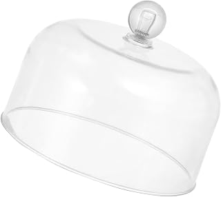 Hemoton Transparent Cake Cover Practical Dome Food Protector for Snacks Desserts Cheese Display for Home Use and Parties