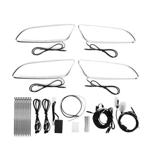 XCZPRKMXY 12 Color Car LED Ambient Lighting Kits Compatible with Mercedes-Benz A B CLA GLA-Class W176 W246 C117 X156 2013 2014 2015 2016 2017 2018